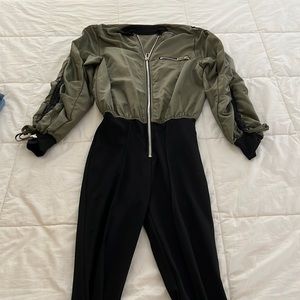 Fashion nova one pice jacket and pants